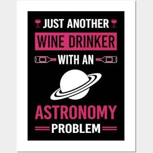 Wine Drinker Astronomy Astronomer Posters and Art